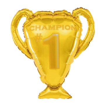 Balon foliowy złoty puchar champion sport 65x61
