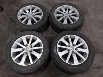 KOLA KOMPLET RÁFKY PNEUMATIKY LETNÍ 5X114,3 FI67,1 205/55R16 MAZDA 5