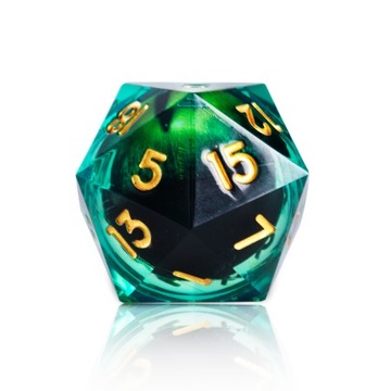 ВРАГ В КУСТАХ LIQUID DICE D20 3,3 CM RPG DICE