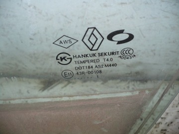 RENAULT LATITUDE SKLO (OKNO) DVEŘE PŘEDNÍ LEVÝ