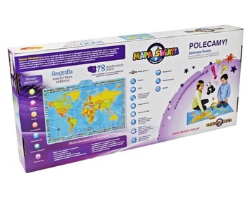 Dumel КАРТА МИРА Интерактивная ОБРАЗОВАТЕЛЬНАЯ игра PL