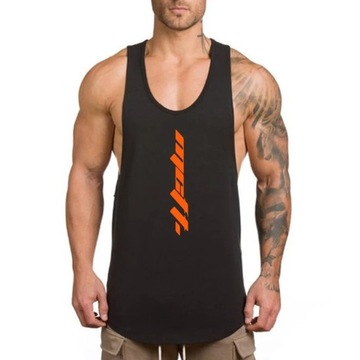 Retro Elastic Cotton Loose Vest Sports Sweat-absor