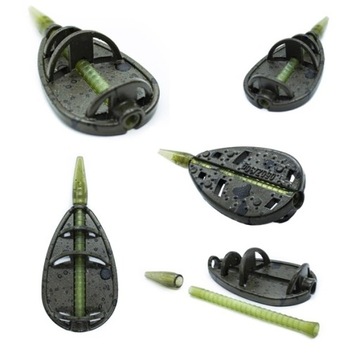ZESTAW X10 KOSZYCZKÓW 30G PODAJNIKÓW DO METHOD FEEDER KOSZYK METODA
