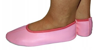 БАЛЕРИНЫ ТАНЦЕВАЛЬНЫЕ ТУФЛИ ДЛЯ ФИТНЕСА РИТМИК 32 РОЗОВЫЕ