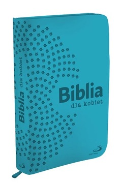 Biblia dla kobiet turkusowa wersja w etui zamykanym na zamek