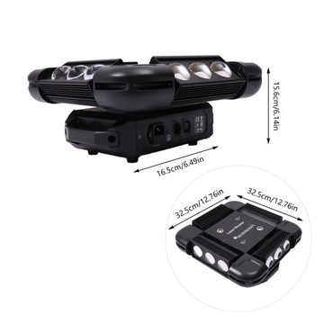 4-В-1 DMX512 RGB СЦЕННЫЙ ЛАЗЕРНЫЙ СВЕТ 120 Вт