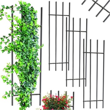 PERGOLA OGRODOWA TARASOWA KRATKA OGRODOWA PODPORA DO ROŚLIN ZESTAW 160CM