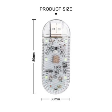 BLALION 1 шт. Сенсорный светильник Мини Беспроводная автомобильная потолочная лампа для чтения