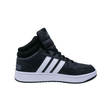 КРОССОВКИ ADIDAS HOOPS MID 3.0 GW3020, размер 44, черные