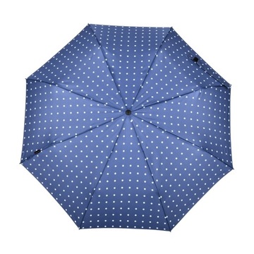 Parasol Parasolka składana damska w groszki automat Knirps T.205 filtr UV