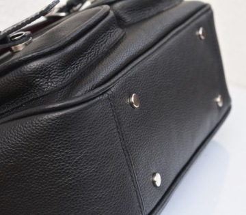 COBY СУМОЧКА ЖЕНСКАЯ ПОЧТОВАЯ СУМКА ЧЕРНАЯ КОЖАНАЯ МОДНАЯ