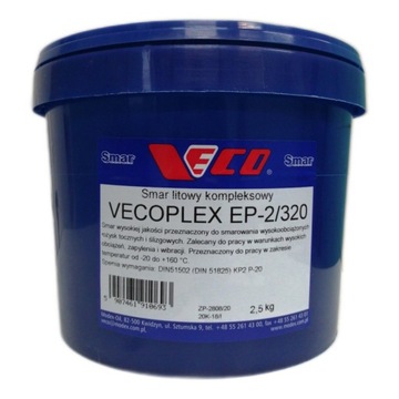 Smar wysokich obciążeń VECO Vecoplex EP2/320 2,5kg