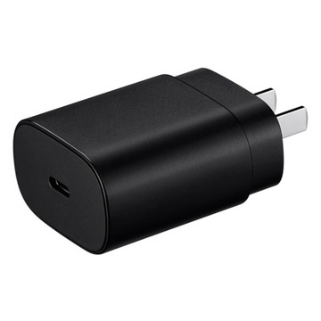 Зарядное устройство Samsung для США с адаптером USB C, 25 Вт, PD, быстрая зарядка мобильного телефона