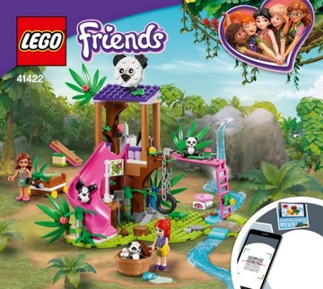 LEGO 41422 Instrukcja papierowa - Friends - Domek pand na drzewie NOWA