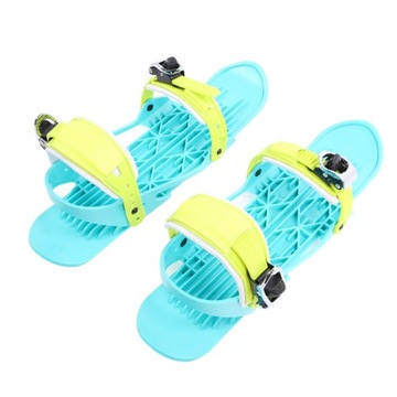 Мини-лыжные коньки, нейлоновые портативные регулируемые короткие коньки O9
