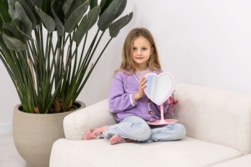 InnoGIO GIOperfect Pink Heart LED косметическое зеркало