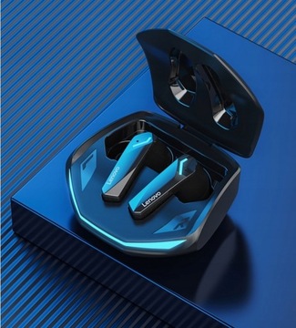 БЕСПРОВОДНЫЕ НАУШНИКИ LENOVO GM2 PRO ВОДОНЕПРОНИЦАЕМЫЕ ДЛЯ ИГРОВ + POWERBANK