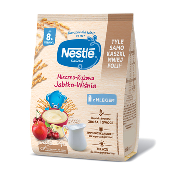 NESTLE KASZKA MLECZNO-RYŻOWA JABŁKO/WIŚNIA 230G ..