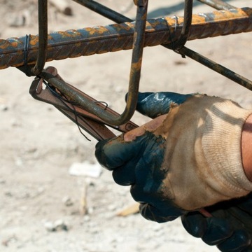 Drut wiązałkowy 1,4 do wiązania zbrojenia zbrojeniowy czarny żarzony miękki