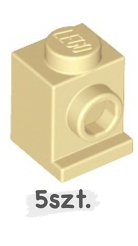 LEGO 5szt Klocek z wypustką 1x1 Tan piaskowy 4070 Nowy