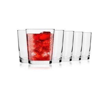 6x SZKLANKI DO NAPOJÓW DRINKÓW WODY SZKLANKA 330ml KROSNO