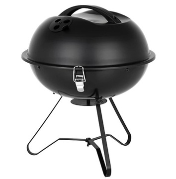 Grill węglowy przenośny turystyczny 27cm