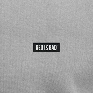 Red is Bad Bluza crewneck NASZYWKA SZARA - S