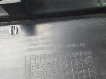 KORANDO SPORTS Накладка на порог, накладка, 15 лет