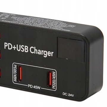 5-portowy hub ładujący USB Szybkie ładowanie Mini