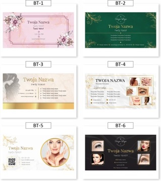 BANER REKLAMOWY 200x100cm KOSMETYCZKA BEAUTY SALON FRYZJERSKI SZABLONY