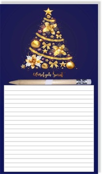 NOTES Z MAGNESEM ŚWIĄTECZNY PREZENT MIKOŁAJ 1szt