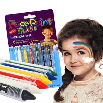 KREDKI DO MALOWANIA TWARZY DO ROBIENIA TATUAŻY