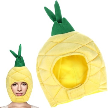 KOSTIUM COSPLAY Z KAPELUSZEM ANANASOWYM Z PASKIEM