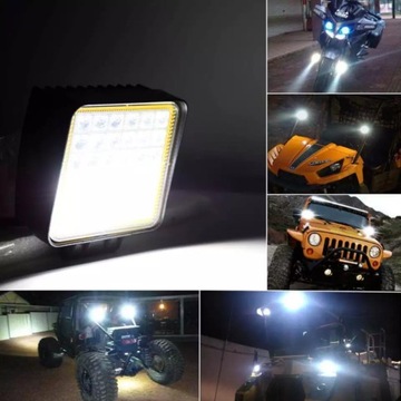 ГАЛОГЕННЫЕ IP 65 РАБОЧИЕ ЛАМПЫ СВЕТОДИОДНЫЕ ЛАМПЫ 12В ДЛЯ ТРАКТОРА 126ВТ 2ШТ.