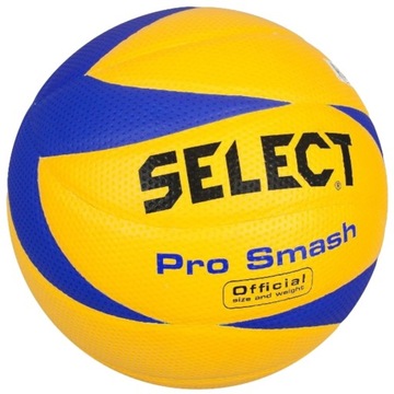 Select Pro Smash Volley Ball PRO SMASH YEL-BLU 5 Żółte