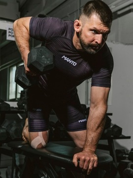 MANTO RASHGUARD SHORTSLEEVE OVERLOAD черный XL