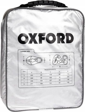 OXFORD POKROWIEC AQUATEX SKUTER MOTOCYKL KUFER XL