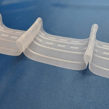 Taśma żyłkowa do firan i zasłon szer 7,5 cm 1:1,5