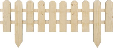 Obrzeże drewniane płotek palisada ogrodowa 100cm