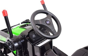 ТРАКТОР НА АККУМУЛЯТОРЕ С ЗАРЯДНЫМ УСТРОЙСТВОМ 2x45 Вт, ПУЛЬТ ДИСТАНЦИОННОГО УПРАВЛЕНИЯ