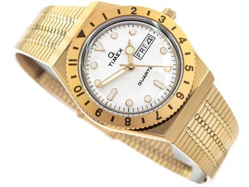 DAMSKI ZEGAREK TIMEX TW2U95800 Q REISSUE GOLD