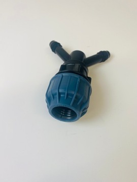 Разводка проходной трубы 25мм на 2 линии