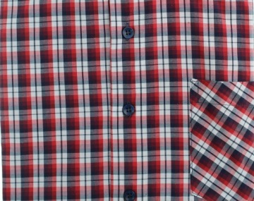 МУЖСКАЯ ЭЛЕГАНТНАЯ РУБАШКА В КЛЕТИКУ S K119