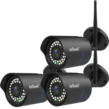 KAMERA ZEWNĘTRZNA INTELIGENTNA IP WIFI HD 2MPx x 3