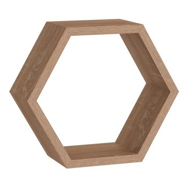 PÓŁKA PLASTER MIODU HEKSGONALNA MODUŁOWA SONOMA