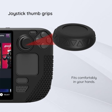 Чехол Steam Deck Techsuit, прочный, гибкий, силикон, черный