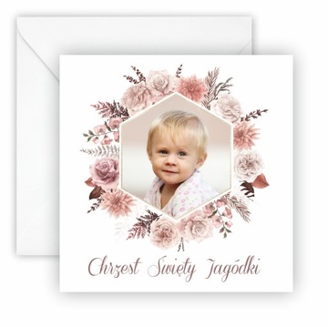 ПРИГЛАШЕНИЯ НА КРЕЩЕНИЕ - С ФОТО - БОХО - НАЗВАНИЕ