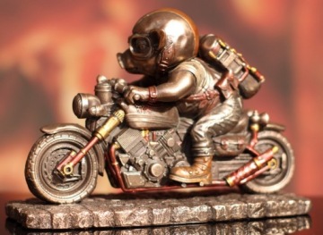 Фигурка PIG MOTOR в стиле стимпанк VERONESE в ПОДАРОК