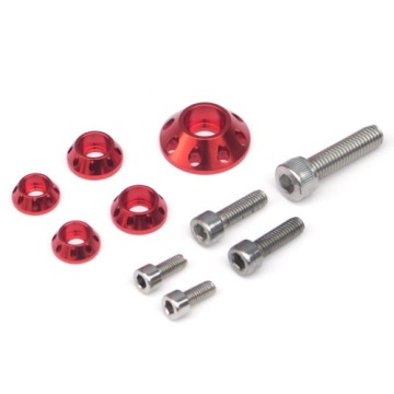 Набор болтов и гаек для крепления пластика оранжевый YCF dirt pitbike