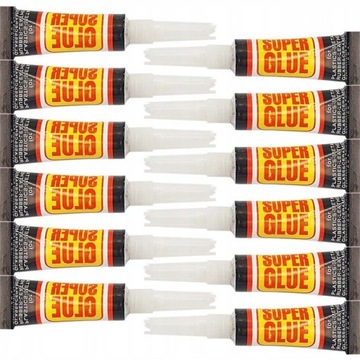 SUPER GLUE FAST EXTRA STRONG STRONG POWER УНИВЕРСАЛЬНЫЙ НАБОР 12 шт.